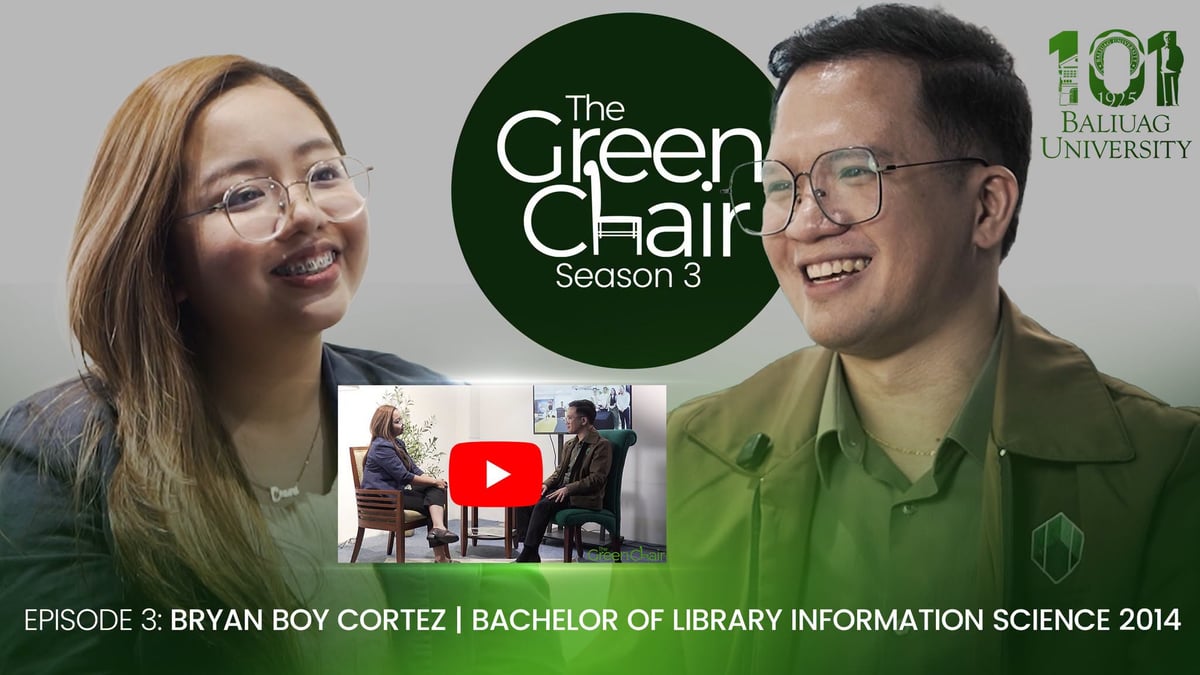 #TheGreenChair Season 3 Episode 3 | Mr. Bryan Boy Cortez | BUHS 2007 | BLIS 2014