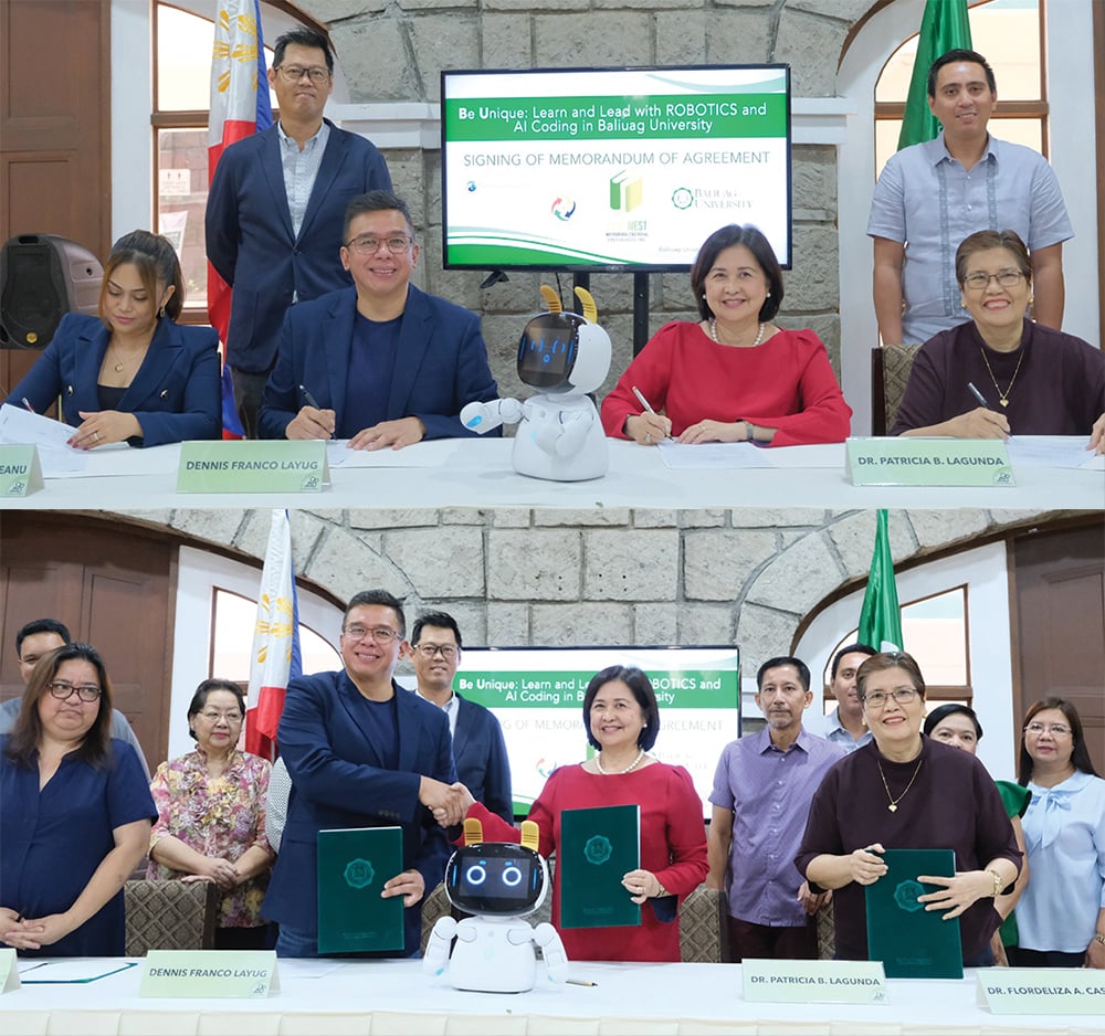 BU signs MOA for micro-credentialing courses and robotics