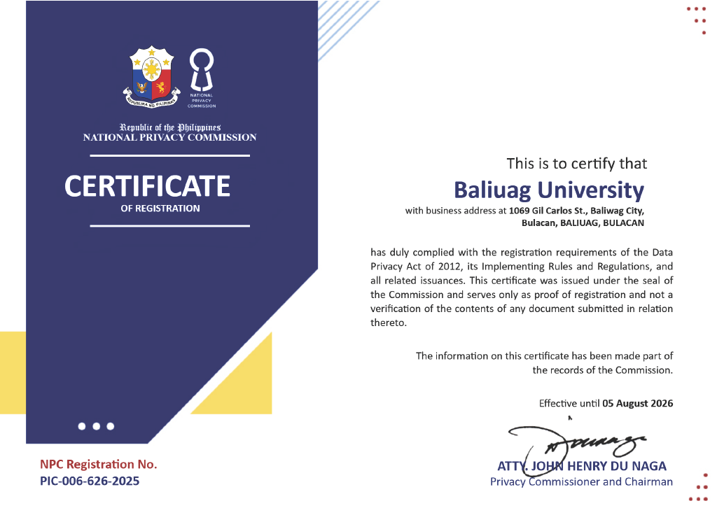 Registration Certificate